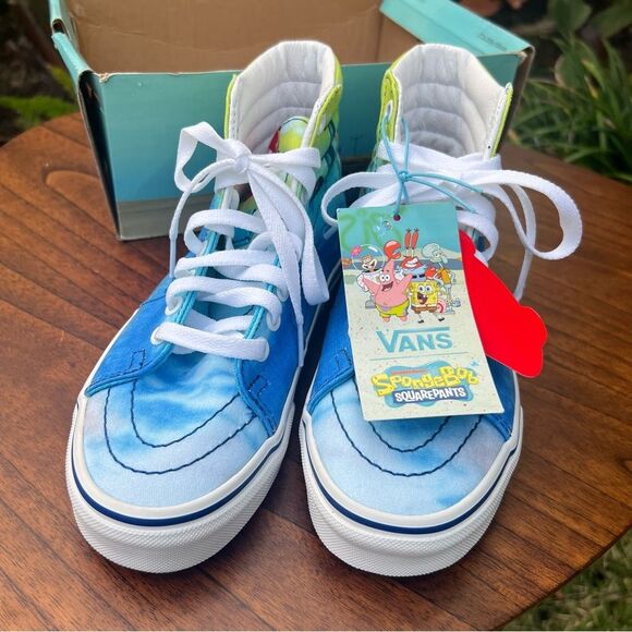 Vans SpongeBob Imaginaaation Sk8-Hi sneakers Limited Edition Unisex NEW - Picture 4 of 9